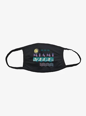 Miami Vice Neon Letters Face Mask