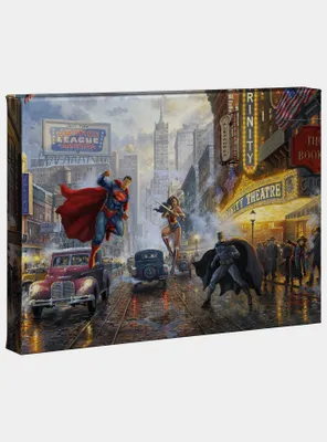 DC Comics Batman Superman And Wonder Woman Gallery Wrapped Canvas