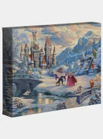 Disney Beauty And The Beast's Winter Enchantment 8" x 10" Gallery Wrapped Canvas