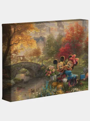 Disney Mickey And Minnie Sweetheart Central Park 8 X 10 Inches Gallery Wrapped Canvas