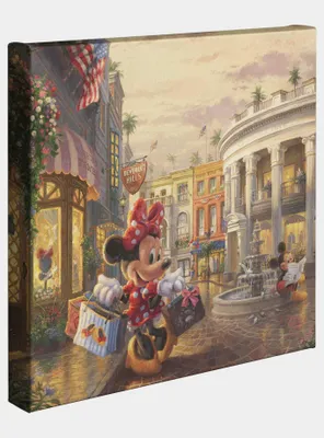Disney Minnie Rocks The Dots On Rodeo Drive Gallery Wrapped Canvas