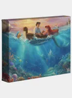 Disney The Little Mermaid Falling In Love 8" x 10" Gallery Wrapped Canvas