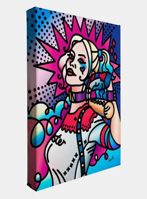 DC Comics Harley Quinn By Lisa Lopuck Gallery Wrapped Canvas