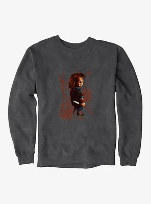 Chucky Holding Knife Sweatshirt