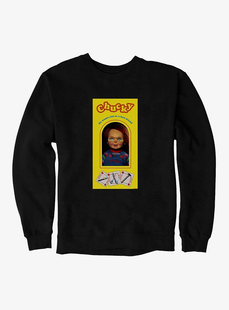 Chucky New Doll Box Sweatshirt