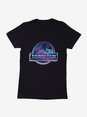 Jurassic World Metal Logo Womens T-Shirt