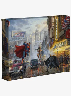 DC Comics Batman Superman And Wonder Woman Trinity 8" x 10" Gallery Wrapped Canvas
