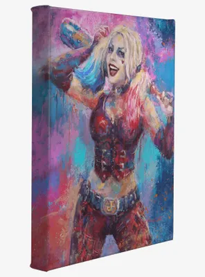 DC Comics Harley Quinn Daddy's Lil Monster 14" x 11" Gallery Wrapped Canvas