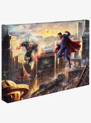 DC Comics Superman Man Of Steel 8" x 10" Gallery Wrapped Canvas