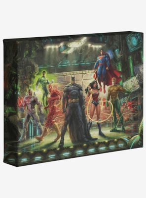DC Comics The Justice League 8" x 10" Gallery Wrapped Canvas