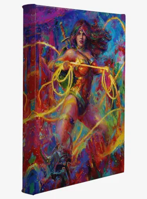 DC Comics Wonder Woman Themyscira's Champion 14" x 11" Gallery Wrapped Canvas