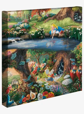 Disney Alice In Wonderland 14" x 14" Gallery Wrapped Canvas