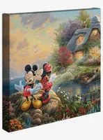 Disney Mickey And Minnie Sweetheart Cove 14 X 14 Inches Gallery Wrapped Canvas