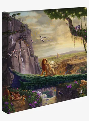 Disney The Lion King Returned To Pride Rock 14" x 14" Gallery Wrapped Canvas