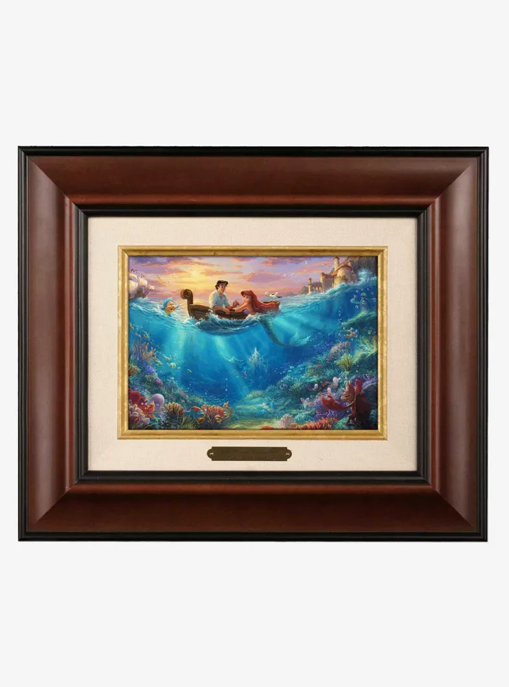 Disney The Little Mermaid Falling In Love Brushworks Wall Art