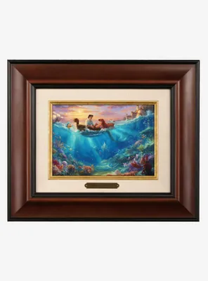 Disney The Little Mermaid Falling In Love Brushworks Wall Art