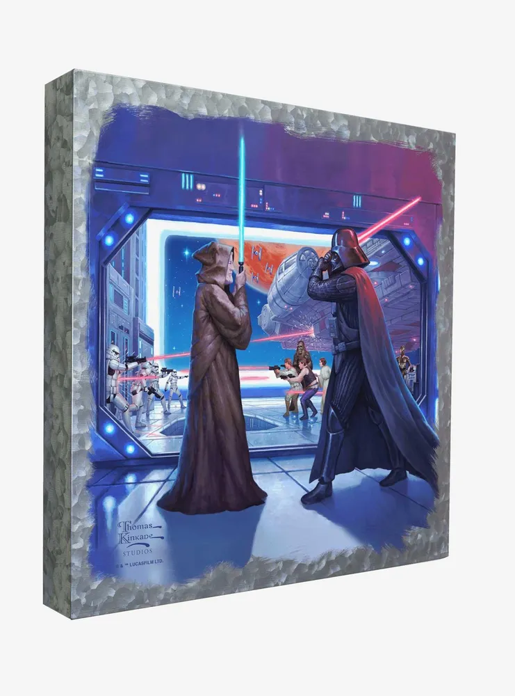 Star Wars Obi-Wan's Final Battle 14" x 14" Metal Box Art