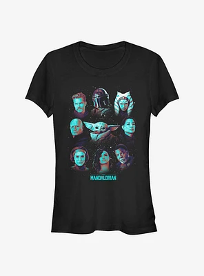 Star Wars The Mandalorian Child And Team Girls T-Shirt