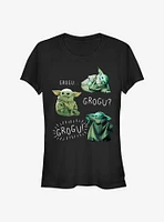 Star Wars The Mandalorian Child Poses Girls T-Shirt