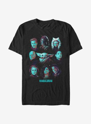 Star Wars The Mandalorian Season 2 Team Line Up T-Shirt