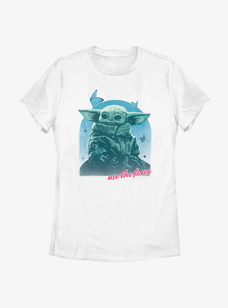 Star Wars The Mandalorian Season 2 Child Force Womens T-Shirt