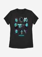 Star Wars The Mandalorian Season 2 Team Line Up Womens T-Shirt