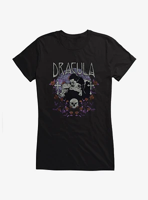 Universal Monsters Dracula Bloodlust Vampire Girls T-Shirt