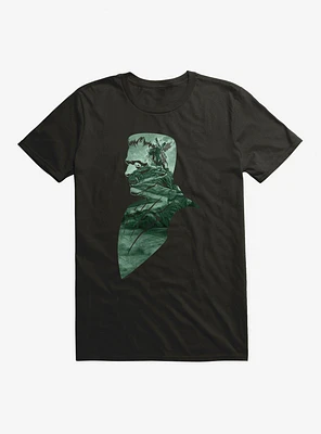 Universal Monsters Frankenstein Windmill Portrait T-Shirt