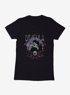 Universal Monsters Dracula Bloodlust Vampire Womens T-Shirt