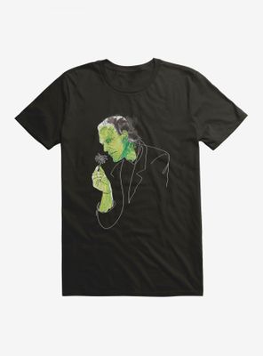 Universal Monsters Frankenstein Watercolor Portrait T-Shirt
