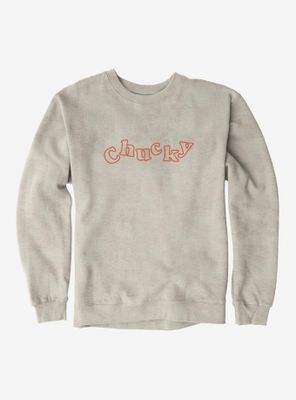 Chucky Font Outlined Sweatshirt