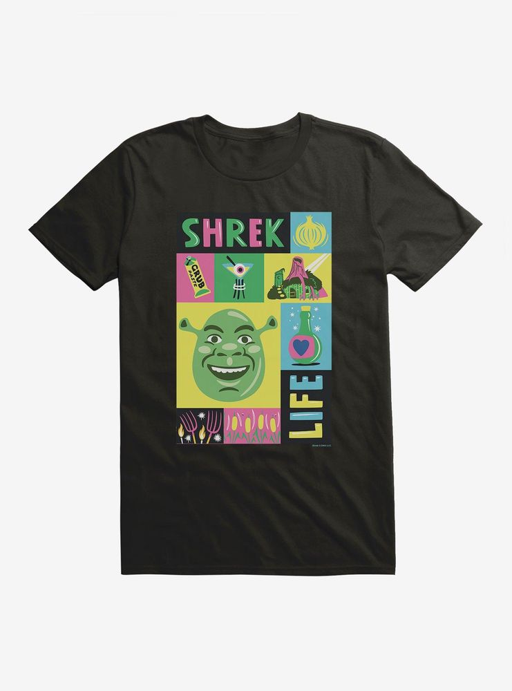 Shrek Life Collage T-Shirt