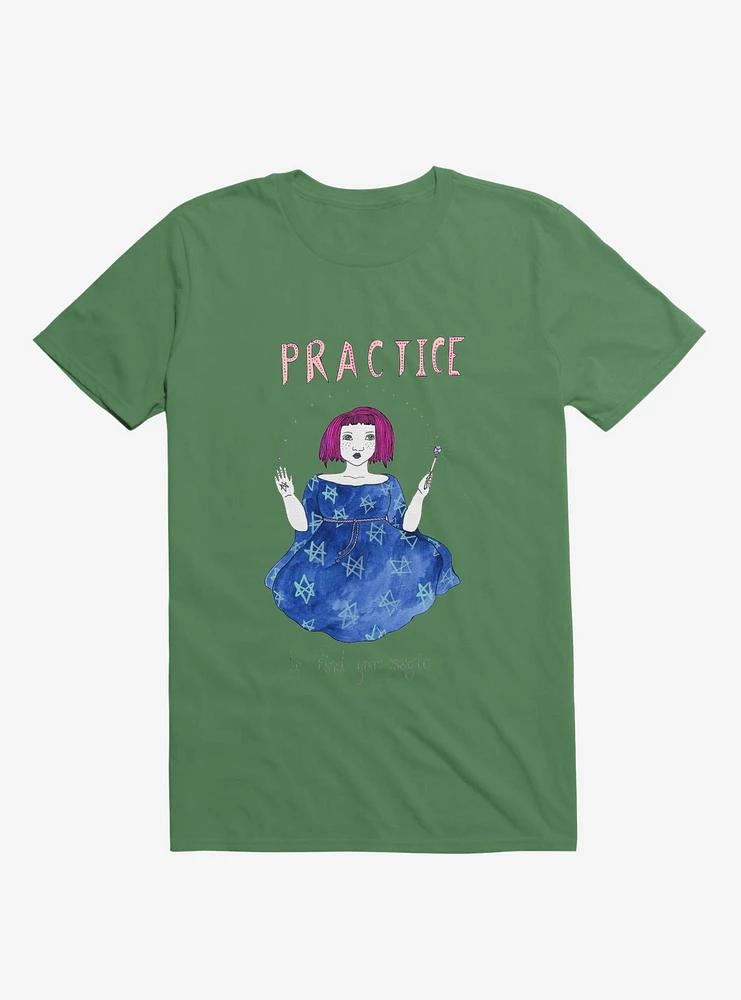 Ritus Practice Magic Witch Kelly Green T-Shirt