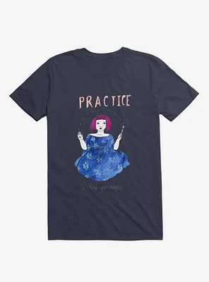 Ritus Practice Magic Witch Navy Blue T-Shirt