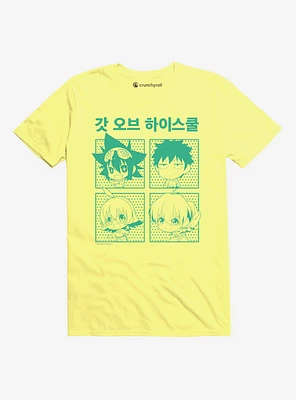 The God of High School Chibis Grid T-Shirt