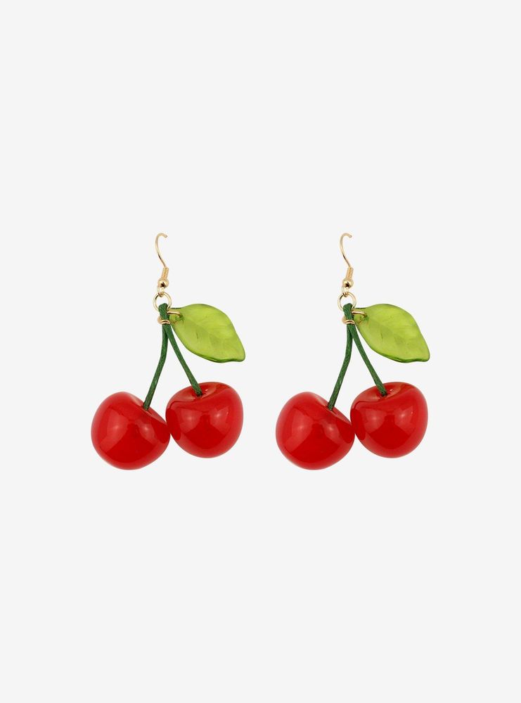 Cherry Drop Earrings