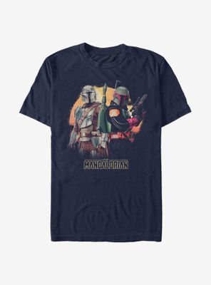 Star Wars The Mandalorian Season 2 Fett And Mando T-Shirt