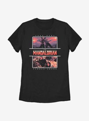 Star Wars The Mandalorian Season 2 Dune Shand Team Womens T-Shirt