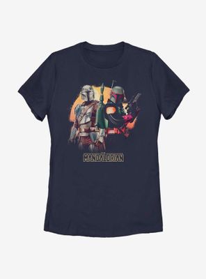 Star Wars The Mandalorian Season 2 Fett And Mando Womens T-Shirt