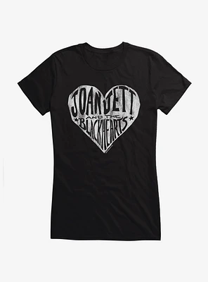 Joan Jett And The Blackhearts Heart Girls T-Shirt