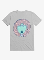 3 Eyed Girl Crystal Ice Grey T-Shirt