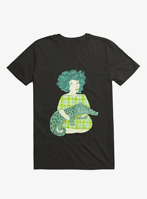 Alligator Baby Black T-Shirt