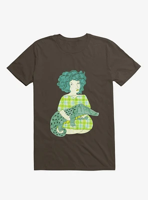 Alligator Baby Brown T-Shirt