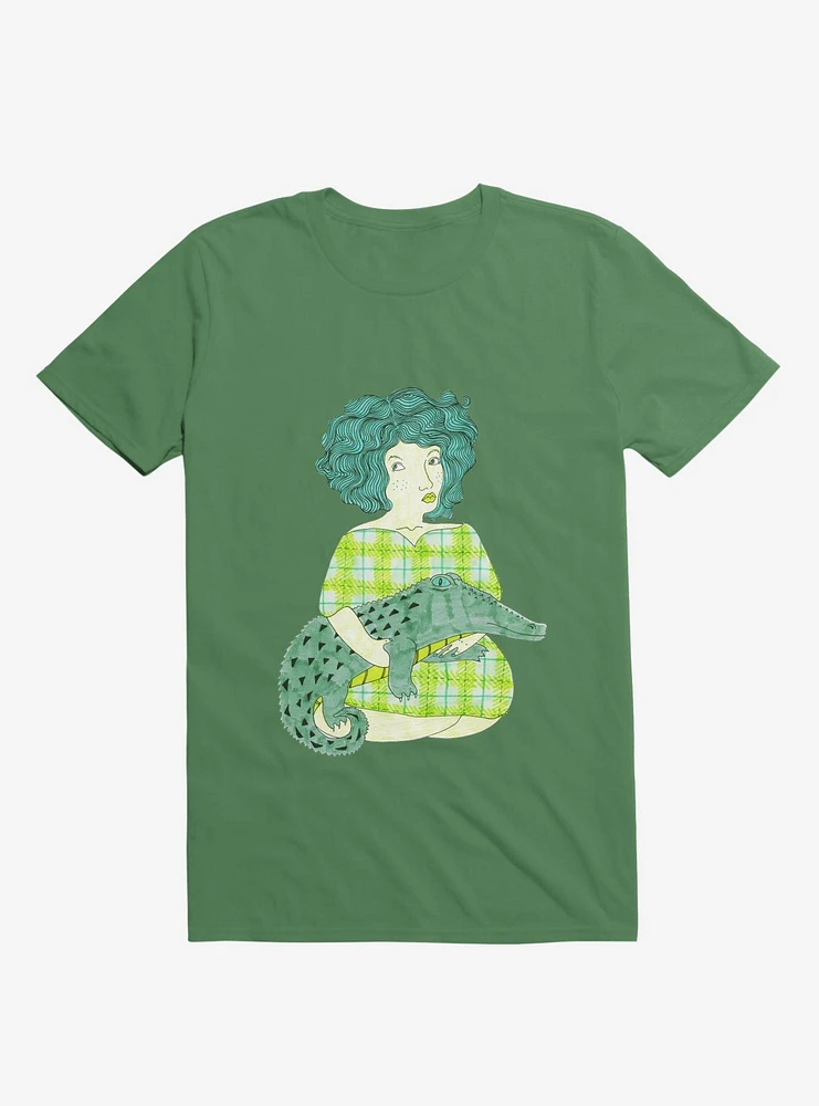 Alligator Baby Kelly Green T-Shirt