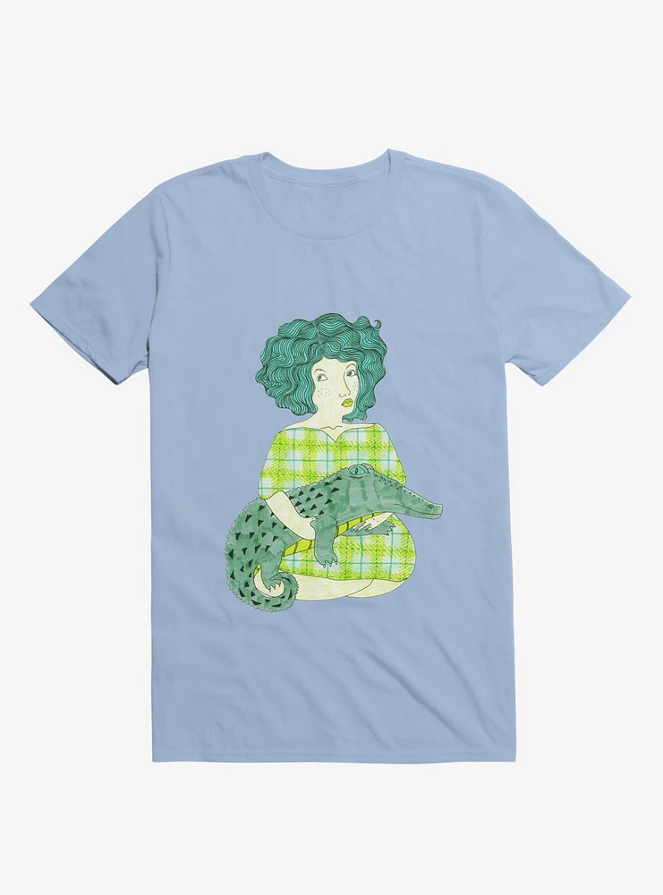 Alligator Baby Light Blue T-Shirt