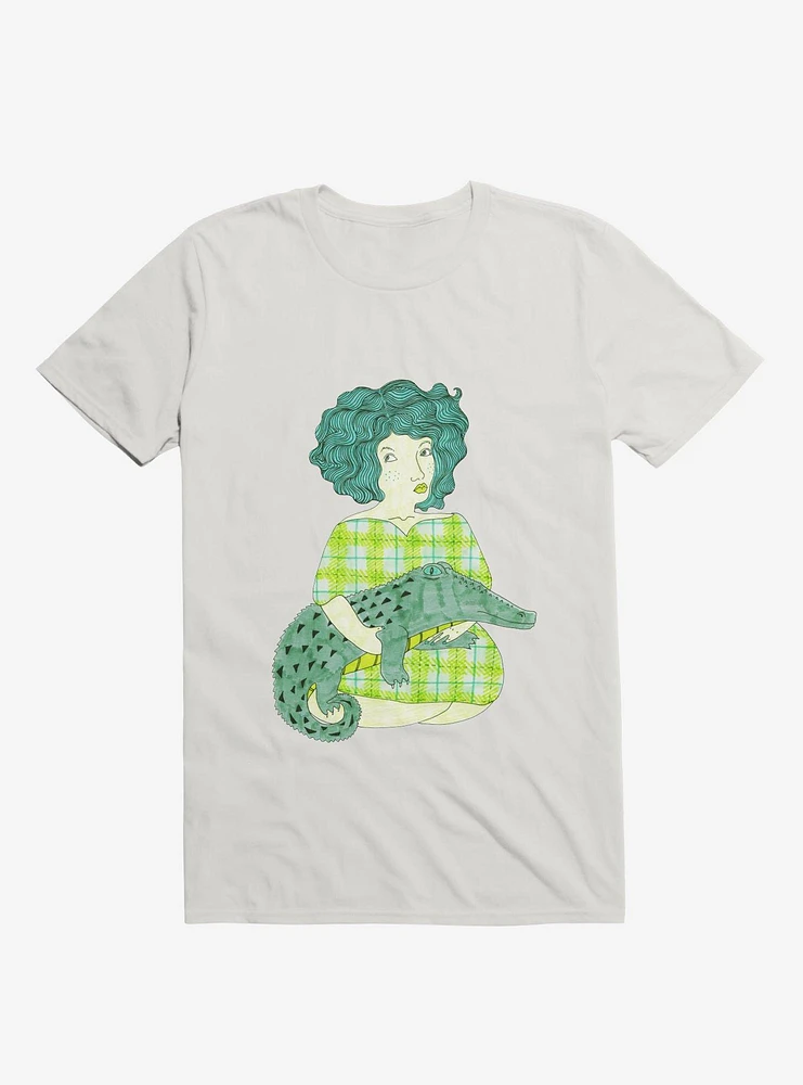 Alligator Baby White T-Shirt