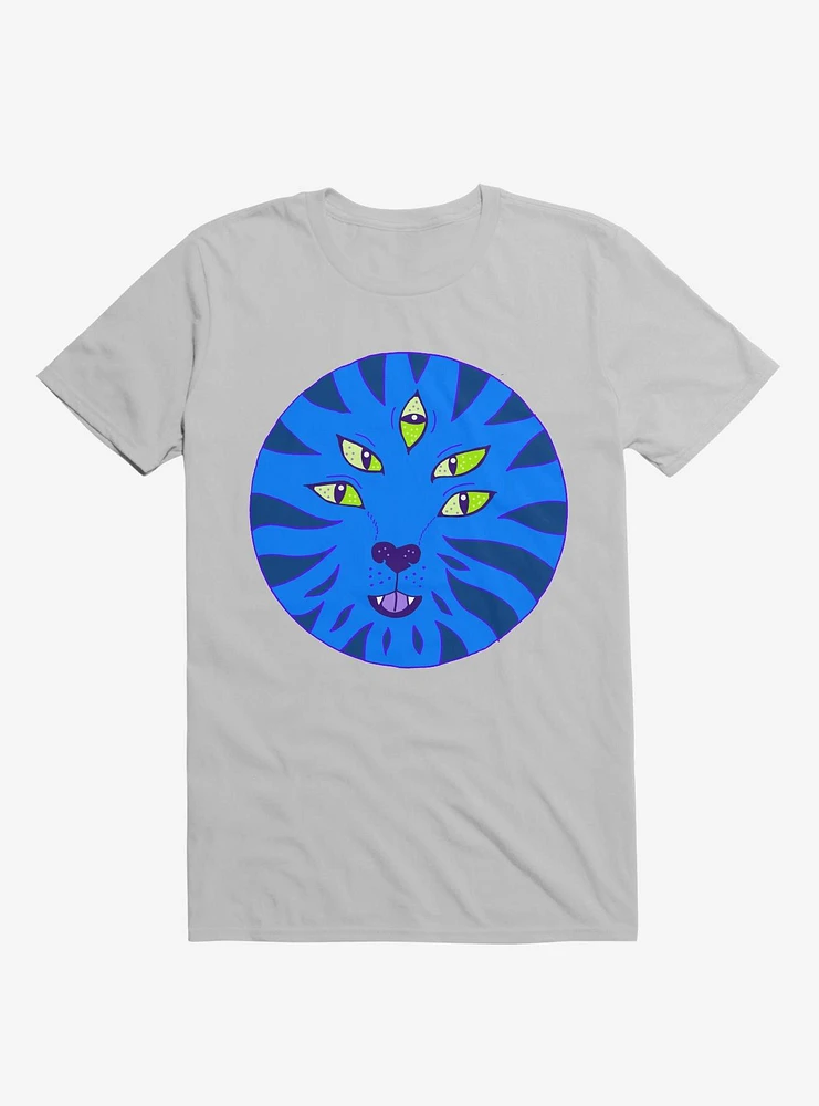 Blue Tiger Five Eyes Ice Grey T-Shirt