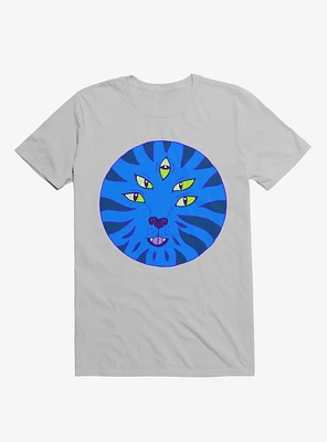 Blue Tiger Five Eyes Ice Grey T-Shirt