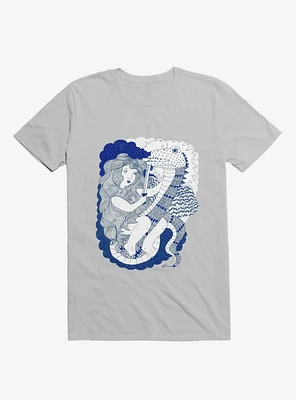 Dragon Slayer Girl Ice Grey T-Shirt