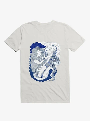 Dragon Slayer Girl White T-Shirt
